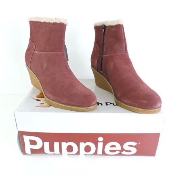 Hush Puppies Ani Hyde Waterproof Suede Ankle Boots, Size 9.5 - Picture 5 of 8